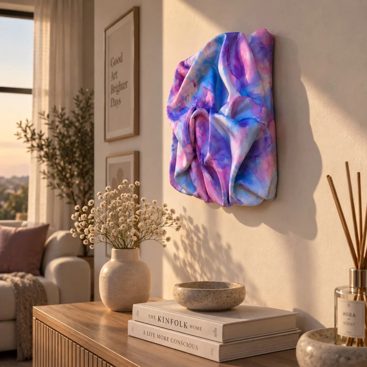 Colour Fun — acrylic on canvas — 22 × 22 cm, view 9