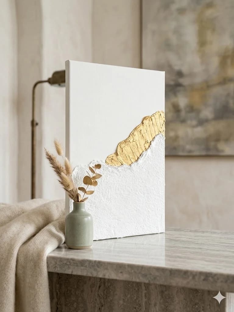 Desert Gold — acrylic on canvas — 30 × 40 cm, view 3