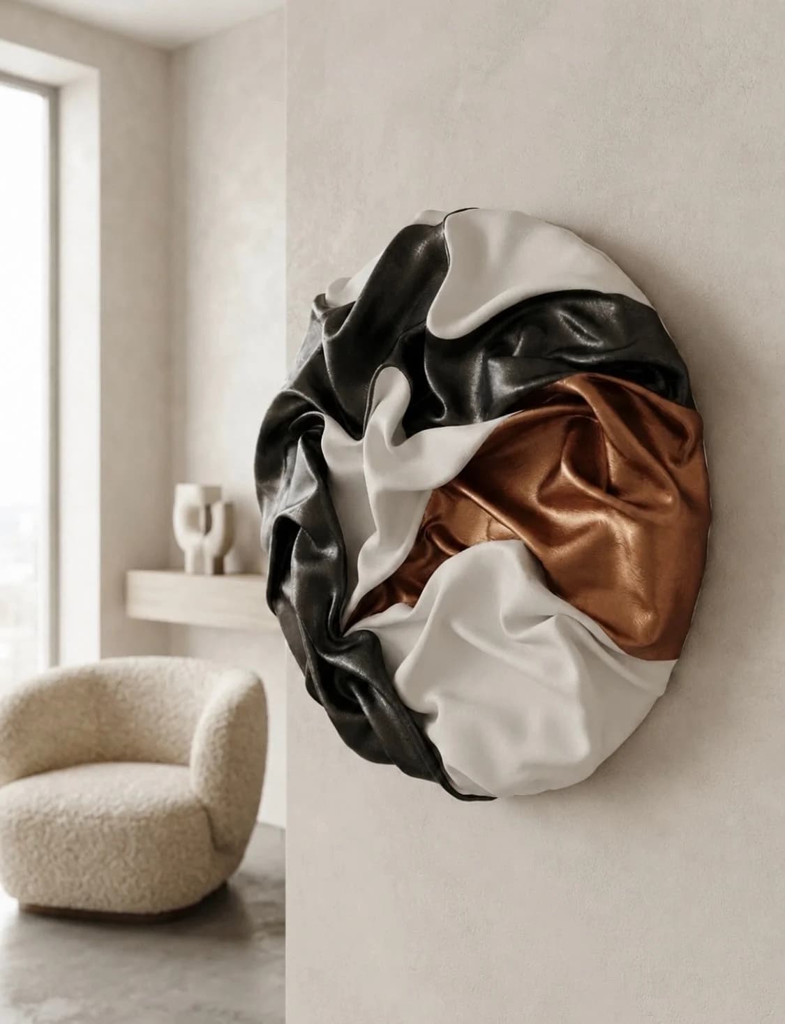 Noir & Gold — acrylic on canvas, view 4