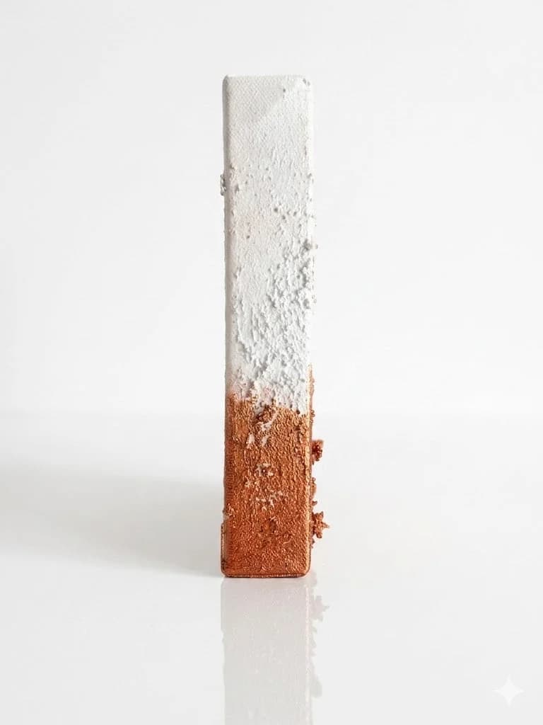 Patina No. 7 — acrylic on canvas — 20 × 20 cm, view 3