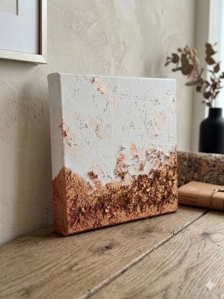 Patina No. 7 — acrylic on canvas — 20 × 20 cm, view 5