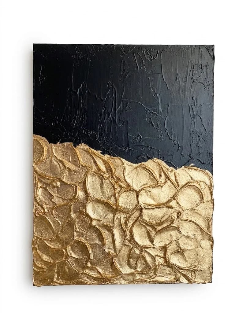 Roots of the Sun — acrylic on canvas — 30 × 40 cm, original artwork by Victoria Genova