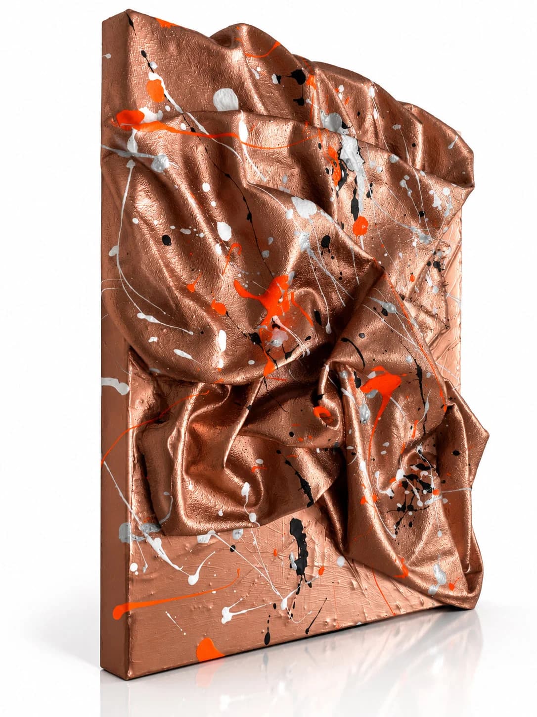 Traces of Chaos — acrylic on canvas — 30 × 40 cm, view 2