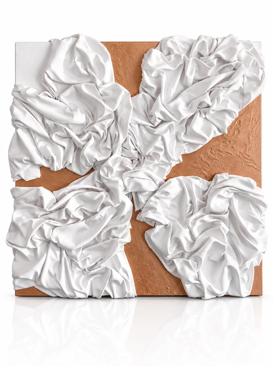 Unfolding — acrylic on canvas — 100 × 100 cm, view 2