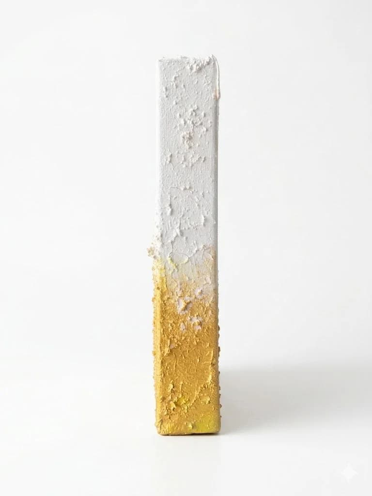 Yellow — acrylic on canvas — 20 × 20 cm, view 2
